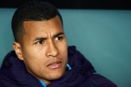 Murillo on the Barça bench